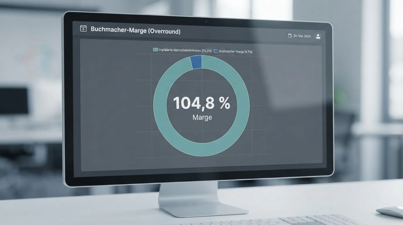 Buchmacher-Marge und Overround als eingebauter Vorteil des Hauses in den Quoten