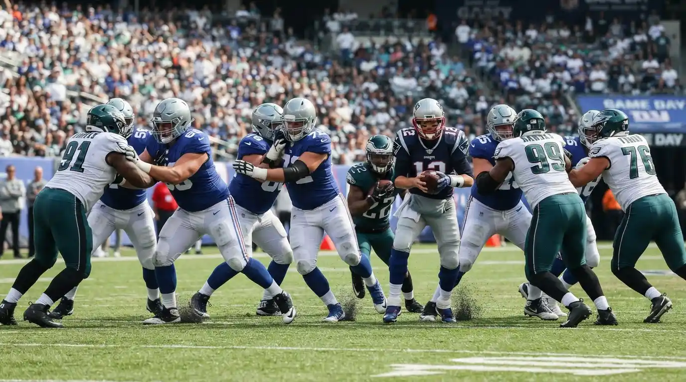 Moneyline-Wette auf den reinen Sieger eines NFL-Spiels mit Favorit und Außenseiter