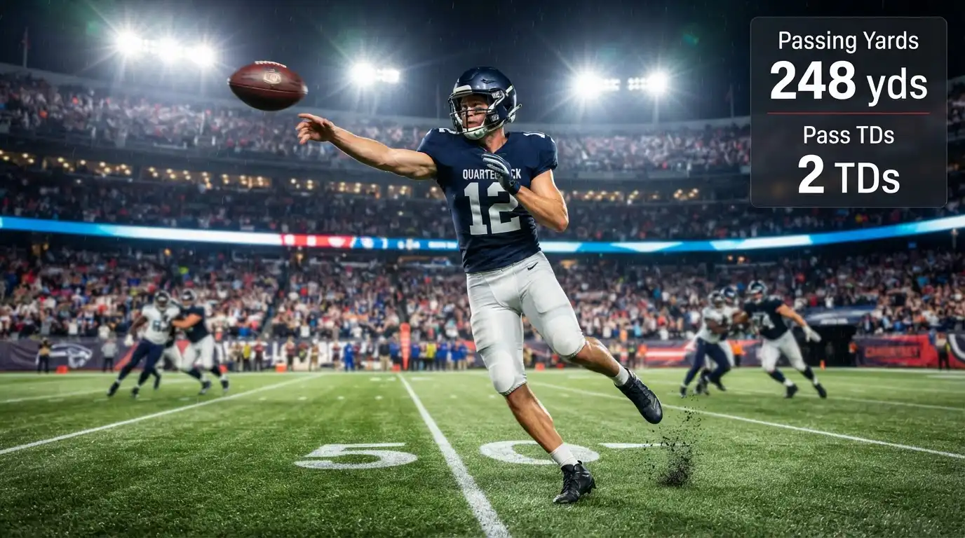 Player Props auf einzelne Spielerleistungen wie die Passing Yards eines NFL-Quarterbacks