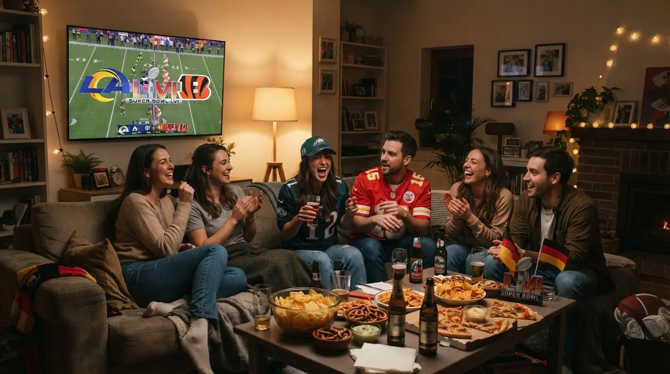 Wachsende Reichweite des Super Bowl in Deutschland mit Millionen Zuschauern im Fernsehen